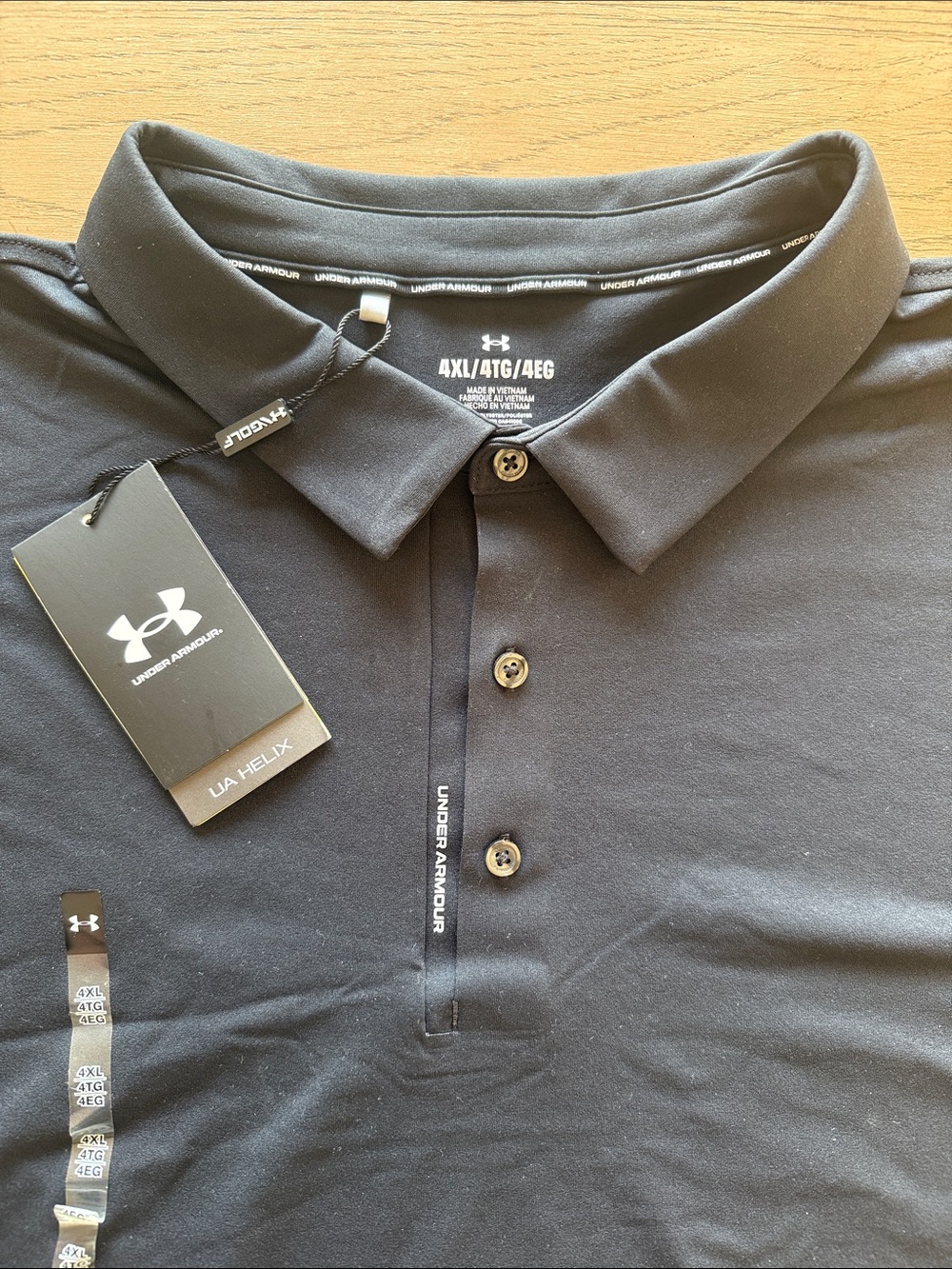 Under Armour Black Men’s Polo Shirt - UA Helix
